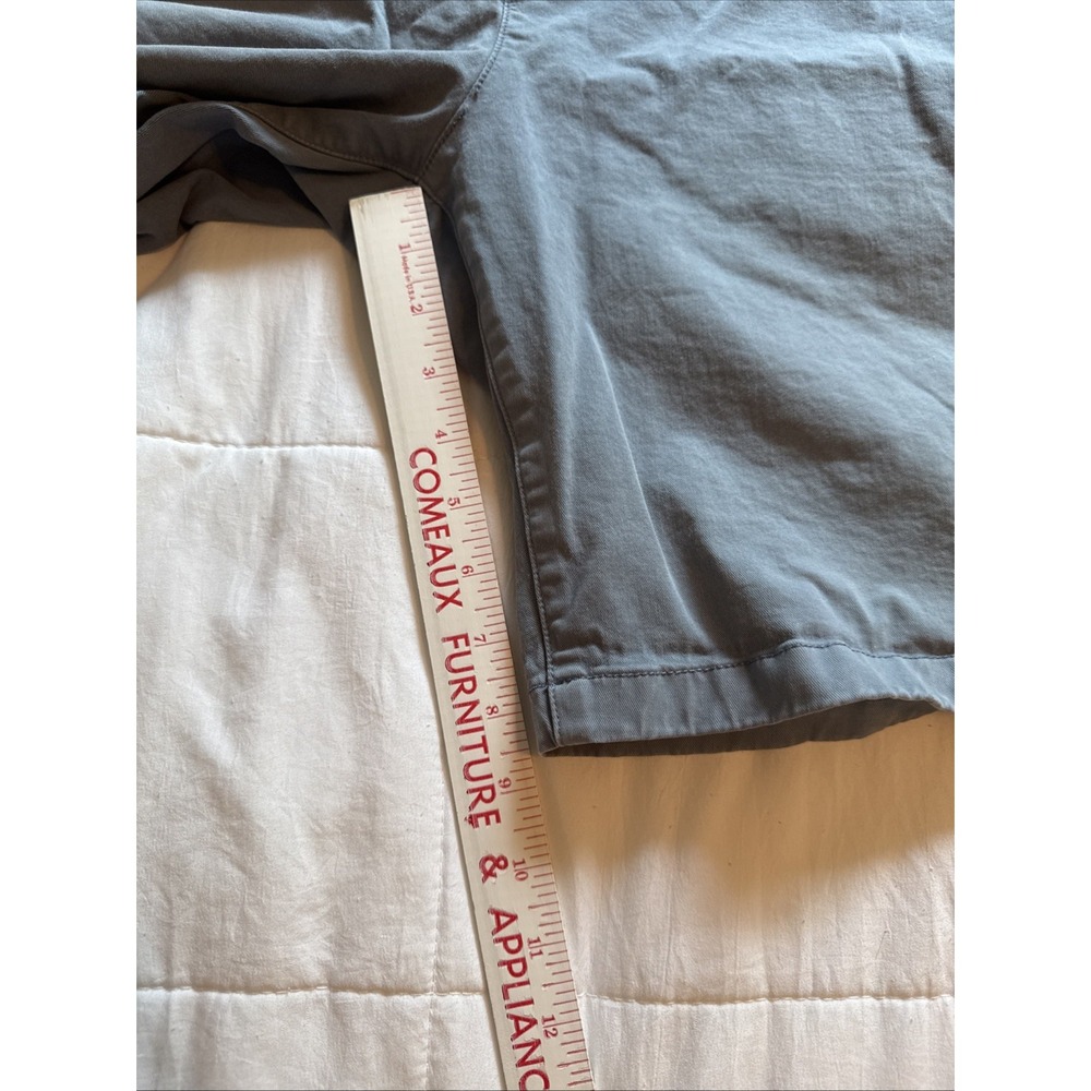 Flint And Tinder Men's Chino Shorts 38 (37) Gray Cotton Blend Flat Preppy - Picture 11 of 12